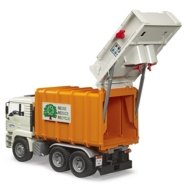 BRUDER 1:16 MAN TGA tagantlaetav prügiauto, 02772