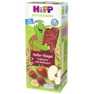 HiPP mahepuuviljabatoonide komplekt maasikate, vaarikate, banaanide, õunte ja teraviljaga, alates 12. elukuust, 20x5 g, 31368