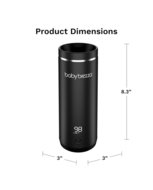 BABY BREZZA kaasaskantav pudelisoojendaja, must