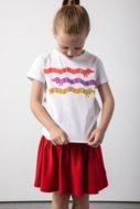 COCCODRILLO t-särk ACADEMY GIRL KIDS, valge, cm