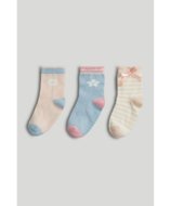 MOTHERCARE libisemiskindla tallaga sokid, 3 tk., AY16201, 4-7 Years