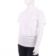 MAMAJUM lühikeste varrukatega polo särk 10-000005, valge, 158/164 cm