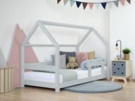 BENLEMI lastevoodi-maja TERY, 90x180 cm., Light grey, 6217/90X180-SVS