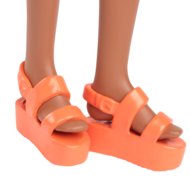 BARBIE Fashionistas nukk kollases kleidis, HYT91