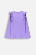 COCCODRILLO long sleeve t-shirt ACADEMY GIRL KIDS, lillad, ZC4143101AGK-016-092, 92 cm