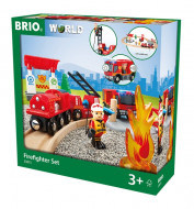 BRIO RAILWAY rajakomplekt tuletõrjujad, 33815000