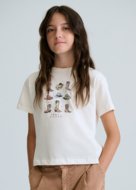 MAYORAL lühikeste varrukatega t-särk, bone, 6.005-89, 157  cm