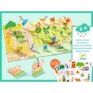 DJECO loovuskomplekt Lift-up Stickers – Talu, DJ00045