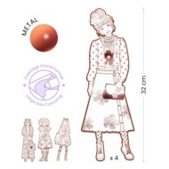 DJECO värvimiskomplekt Les demoiselles – Nina & friends, DJ09548