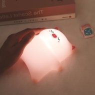 INNOGIO silikoonist öölamp, GIOsleepy Piggy, GIO-144