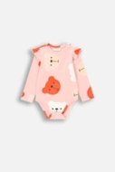 COCCODRILLO body CUTE GIRL NEWBORN, powder pink, ZC4112102CGN-033-086, 86 cm