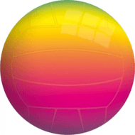 JOHN rainbow volley, 220 mm, 50760