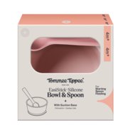 TOMMEE TIPPEE silikoonist kauss ja lusikas iminapaga, 448747