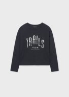 MAYORAL pikkade varrukatega särk, black, 7.007-30