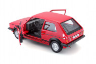 BBURAGO 1:24 auto mudel 1979 Volkswagen Golf MK1 GTI, 18-21089RD