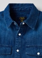 OVS BOY3-10Y SHIRTS L/S 2M 5-6 BLUE 001912966