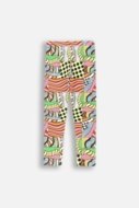 COCCODRILLO leggings CARTOONS GIRL KIDS, multicoloured, ZC4122101CGK-022-122, 122 cm