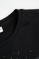 COCCODRILLO t-shirt EVERYDAY GIRL A, black, ZC5143102VGA-021-128, 128 cm