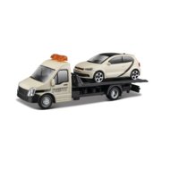 BBURAGO 1/43 Street Fire puksiirauto Flatbed Transport, 18-31400