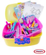 PEPPA PIG loovkast koos joonistustarvikutega, 60 tk., CPEP013