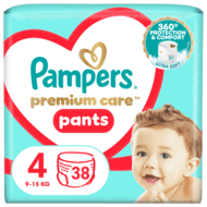 PAMPERS Premium Care püksmähkmed, suurus 4, 9-15kg, 38 tk, 81750548