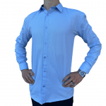 MAMAJUM pikkade varrukatega särk 10-000033, helesinised, 158-164 cm