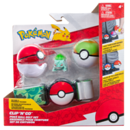 POKEMON  vöö “Clip’n Go” Poké pallidega – Bulbasaur, PKW2715