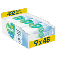 PAMPERS Niisked salvrätikud Harmonie Aqua, 9x48 tk, 81783736