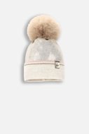 COCCODRILLO cap ACCESSORIES WINTER GIRL, beige, ZC4364301AWG-002-054, 54 cm