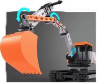 FISCHER TECHNIK konstruktor ekskavaator, 576104