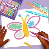 CRAYOLA sädelevad viltpliiatsid, 8 tk, 58-8648