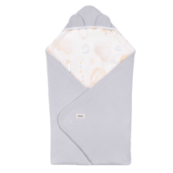 LIONELO ruuduline, Grey balloon, LO-TRAVEL SWADDLE BLANKET