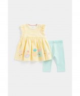 MOTHERCARE lühikeste varrukatega kleit + retuusid, EC499