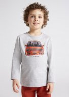 MAYORAL pikkade varrukatega t-särk 5C, gray vigor, 104 cm, 4009-41