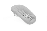 STOKKE söögitool koos turvakaare ja vastsündinu komplektiga TRIPP TRAPP, white, grey NBS, 685900