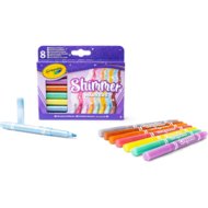 CRAYOLA sädelevad viltpliiatsid, 8 tk, 58-8648