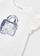 MAYORAL lühikeste varrukatega t-särk, porcelain, 3.002-53, 98  cm