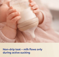 CANPOL BABIES pudelilutid kiire NATURAL SHAPE Anti-colic, keskmise vooga, 6m+, 2 tk., 21/752