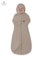 MIMINU magamiskott+beebimüts TEDDY 2in1, 0-3 k., TOG 0,5-1, Mocha