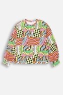 COCCODRILLO t-shirt CARTOONS GIRL KIDS, multicoloured, ZC4143101CGK-022-122, 122 cm