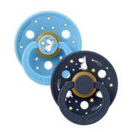 BIBS x Moomin lutid COLOUR ROUND, 6-18k, 2 tk, Good night breeze mix