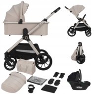 LIONELO universaalne käru LAYLA 3in1, Beige sand, LO-LAYLA 3IN1