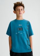 MAYORAL lühikeste varrukatega t-särk, aqua, 6.034-24, 140 cm