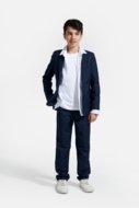 COCCODRILLO püksid ELEGANT JUNIOR BOY, tumesinised, WC4119102EJB-015-