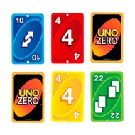 MATTEL GAMES UNO kaardid Zero, JHH48