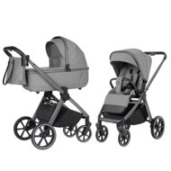 CARRELLO universaalne käru OMEGA 2IN1, Cliff grey, CRL-6531