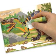 DINOSART loovuskomplekt liiva ja fooliumi kunst, 15011