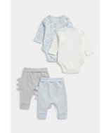 MOTHERCARE pikkade varrukatega bodi 2 tk., püksid 2 tk., FB396
