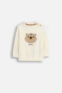 COCCODRILLO t-särk FOREST FRIENDS BOY NEWBORN, kreemjas, ZC5143104FBN-003-086, 86 cm