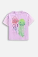 COCCODRILLO lühikeste varrukatega särk INSIDE OCEAN GIRL KIDS, lilla, WC5143202IGK-016-122, 122 cm